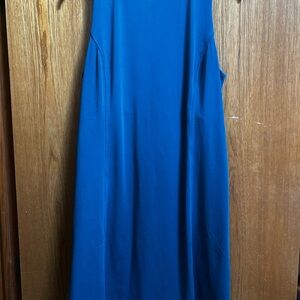 Lou & Grey Teal Halter Athleisure Dress